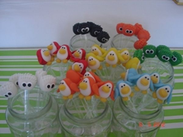 Mini colher Club Penguin 1
